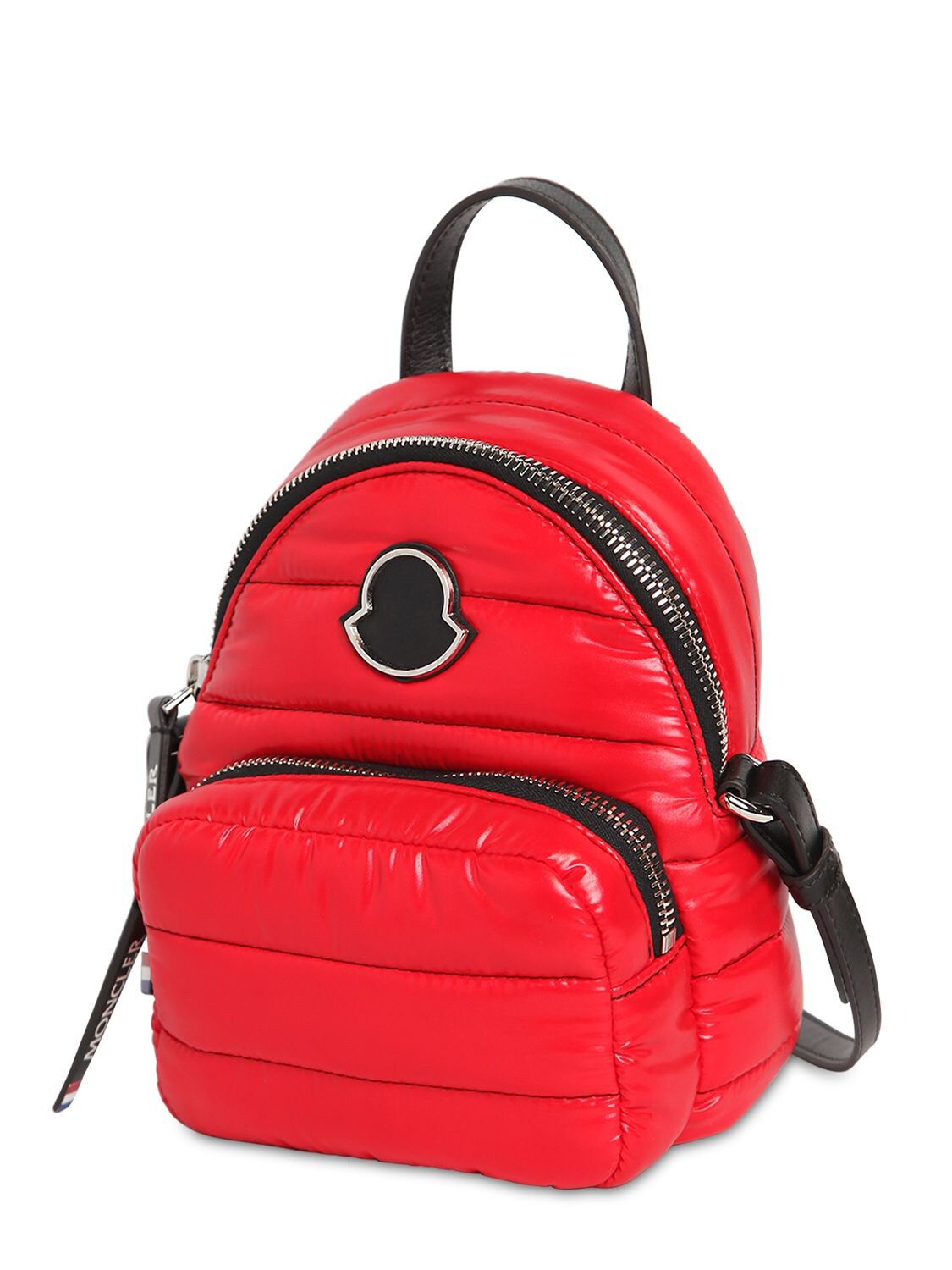 Moncler Kilia Quilted Nylon Crossbody Bag In Red | ModeSens