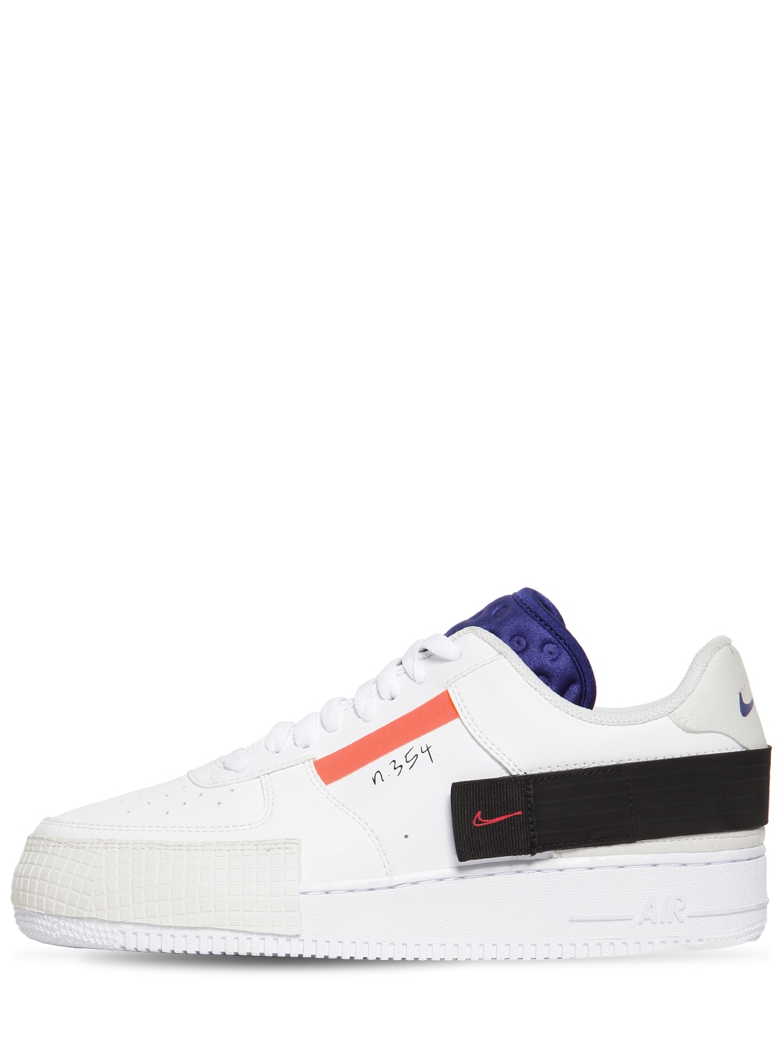 nike air force 1 strap in the back