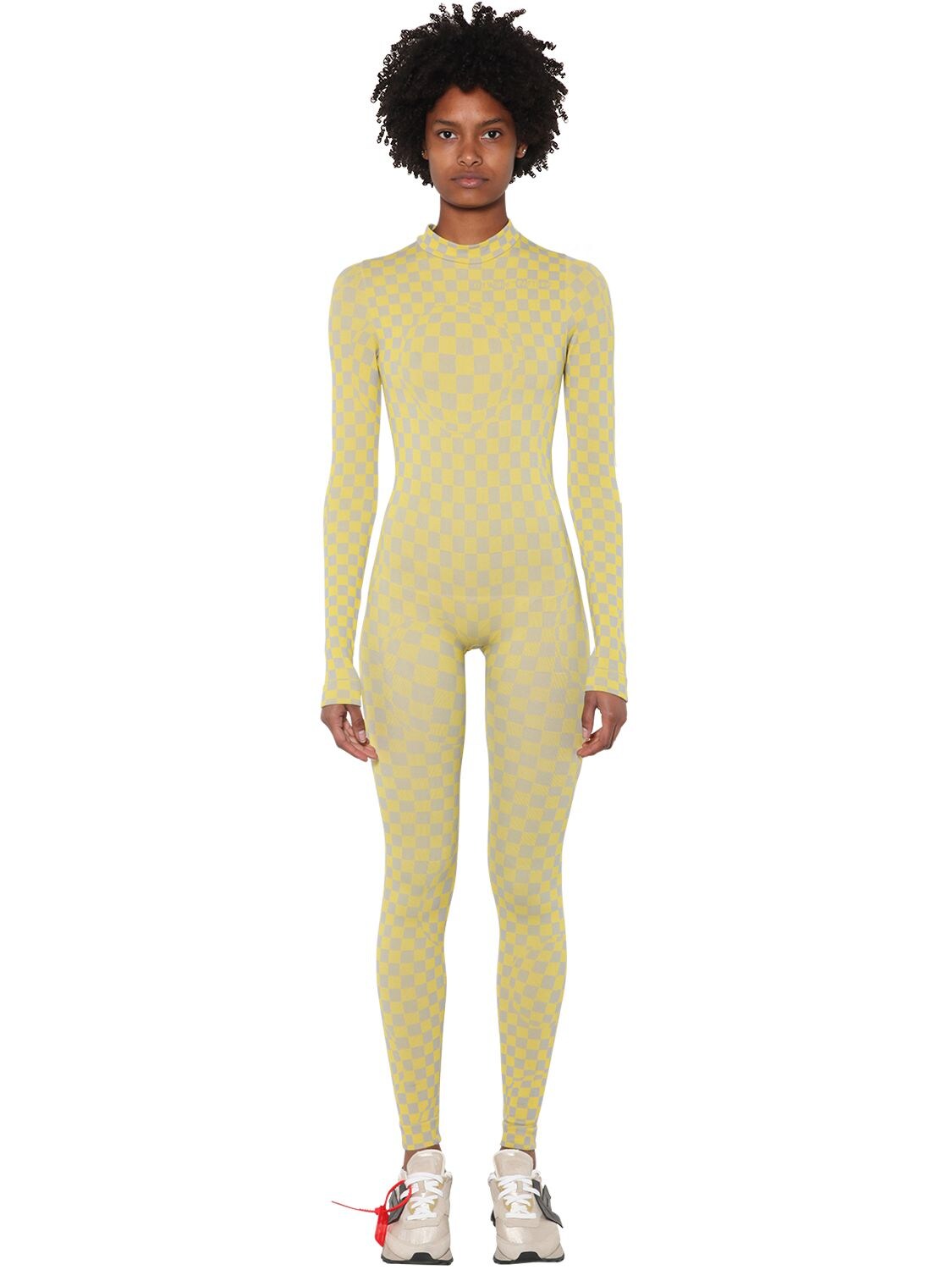 off white yellow jumpsuit