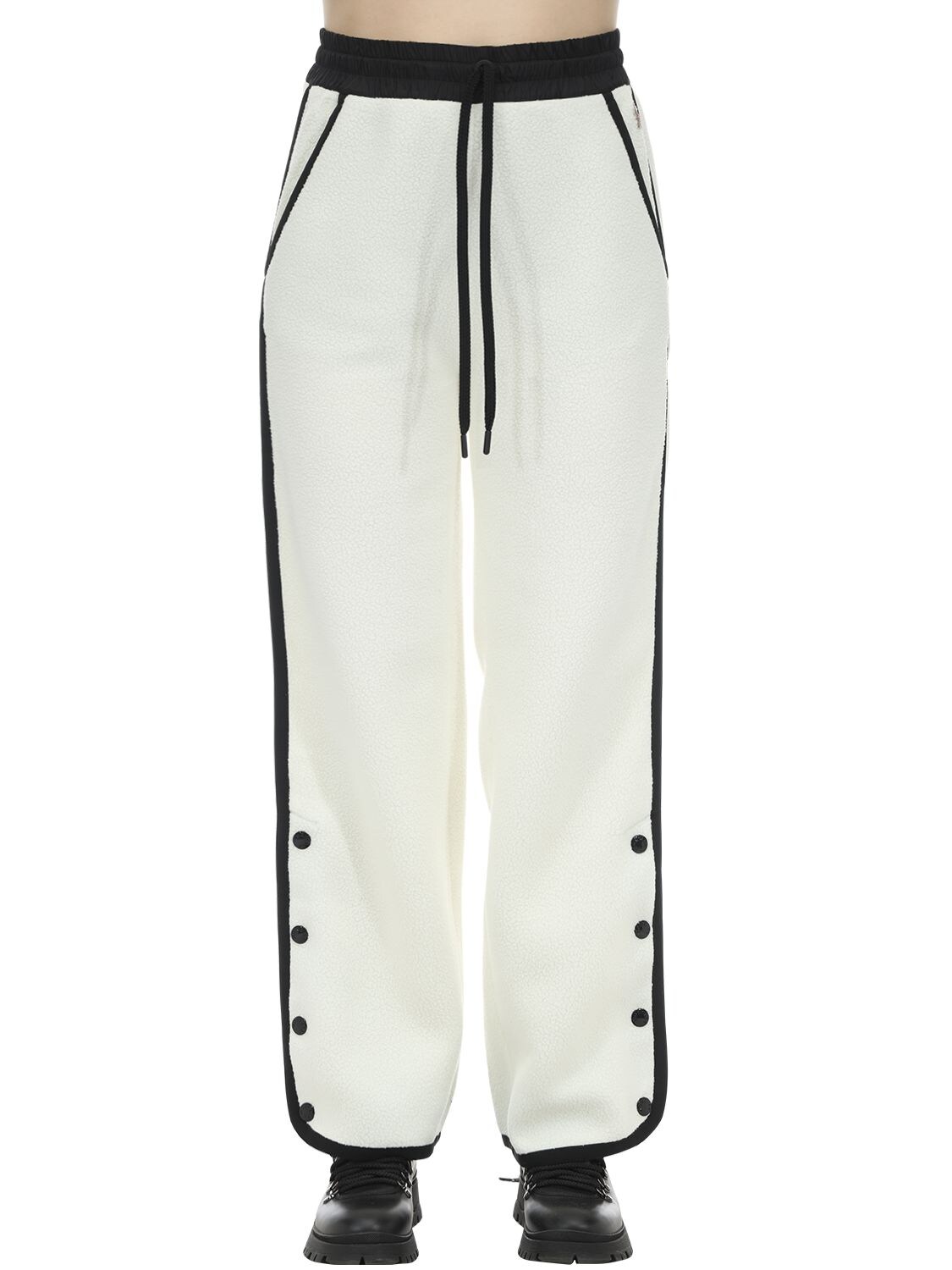 Moncler Polartech Recycled Techno Pants In White