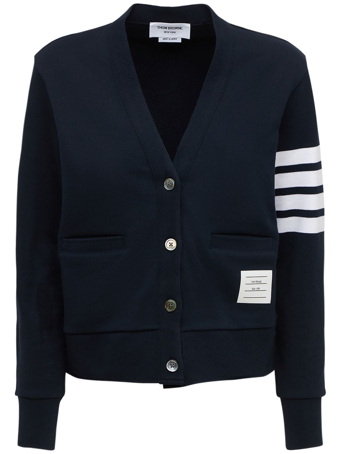 thom browne cardigan navy