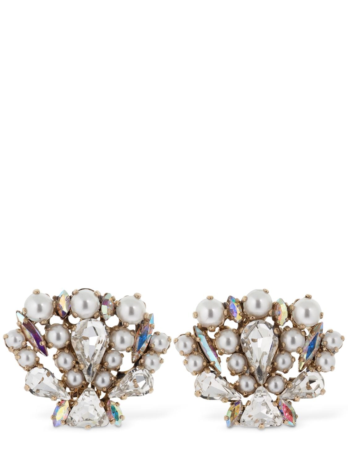 Bijoux De Famille Mermaid Clip-on Earrings In Transparent