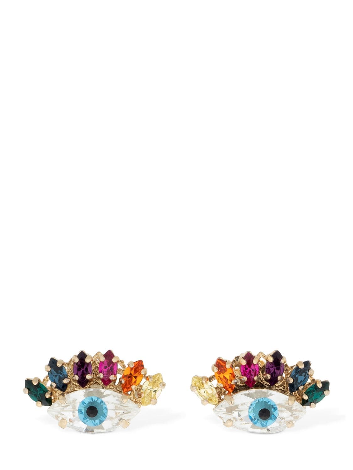 Anton Heunis Rainbow Eyes Stud Earrings In Multicolor