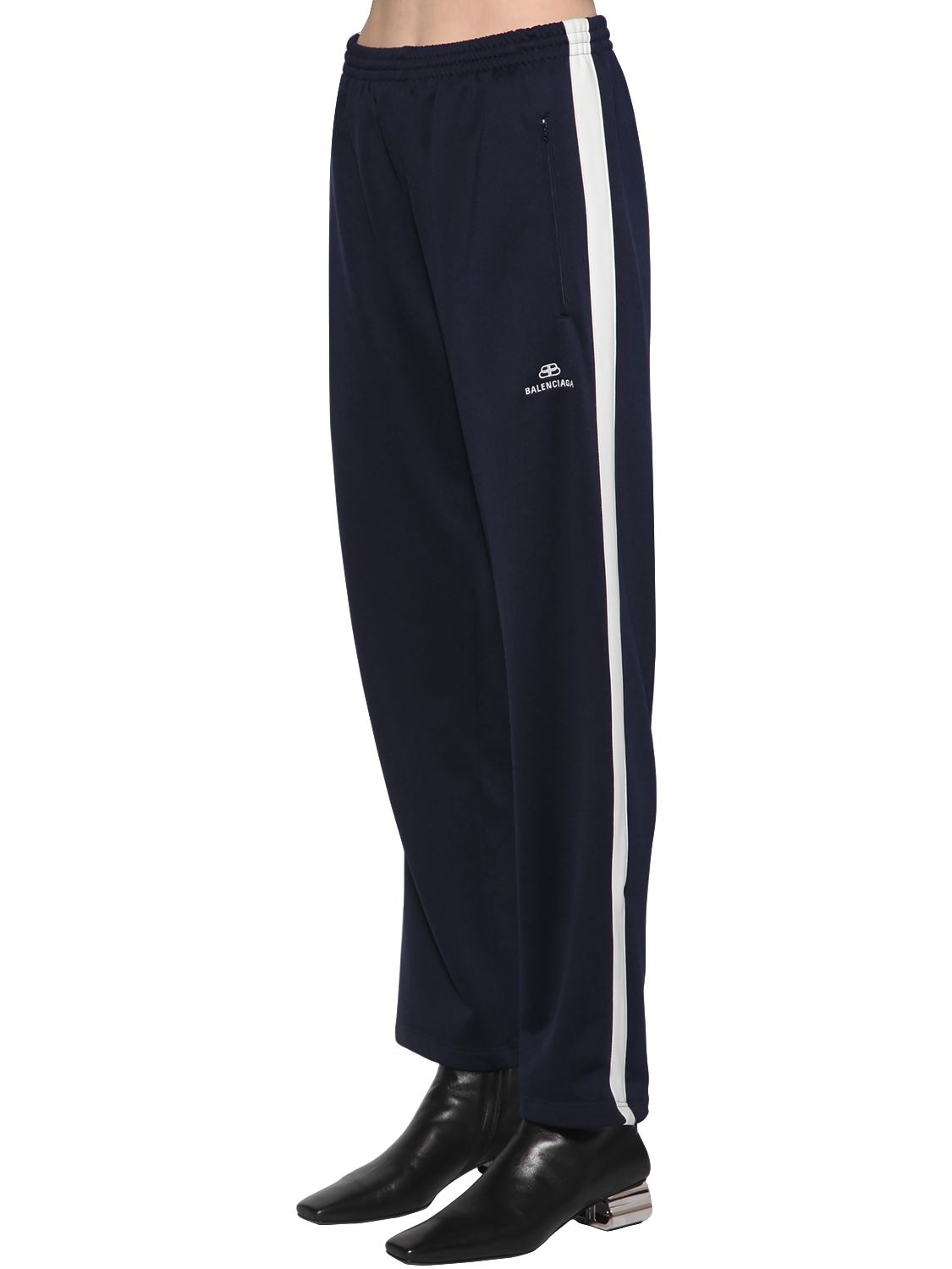 Buy Balenciaga BB Monogram Pajama Pants 'Blue/Dirty White' - 658883 TNL05  4644