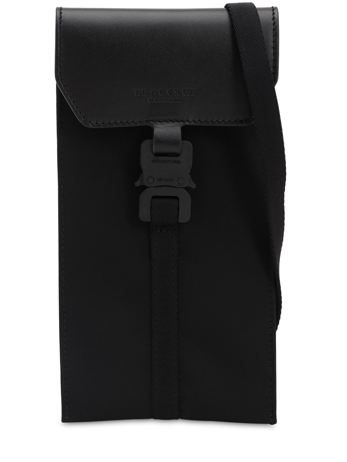 Alyx Mini Leather Bag W/ Buckle In Black