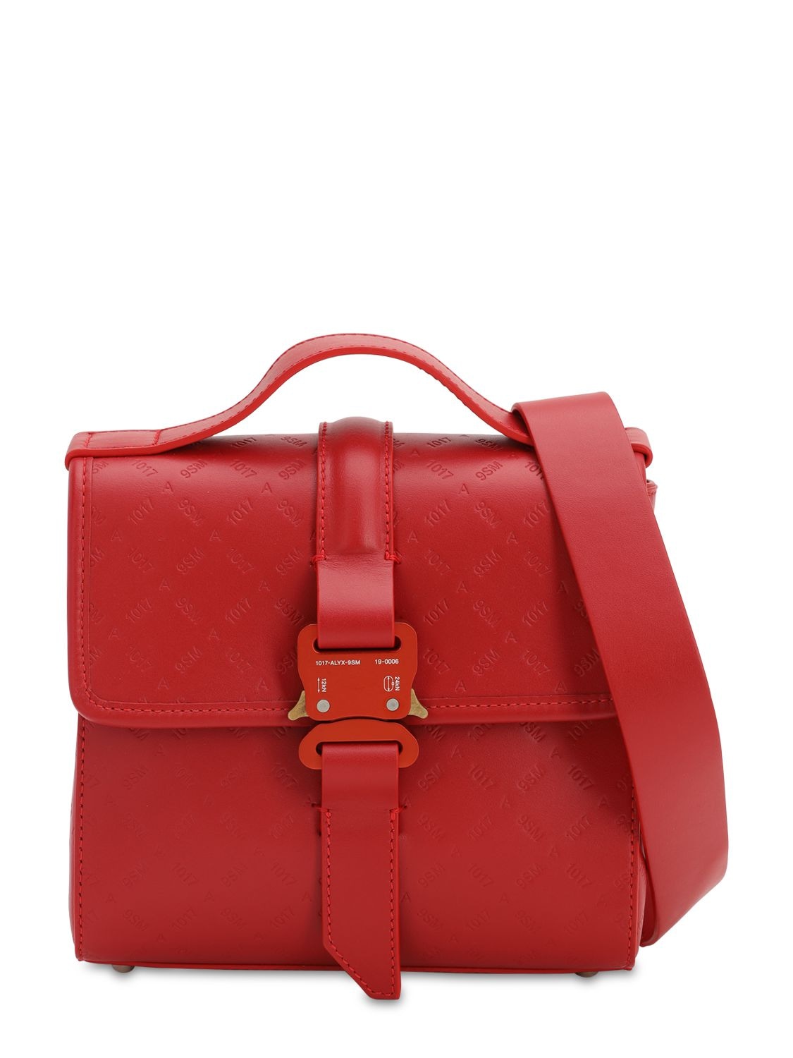 Alyx Anna Leather Bag In Red Cherry