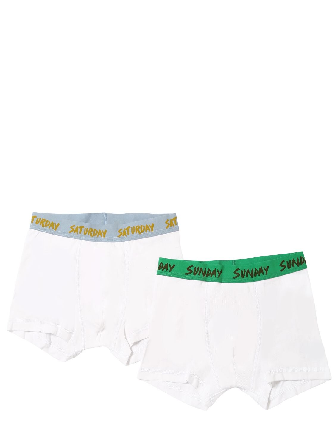 STELLA MCCARTNEY PACK OF 2 COTTON JERSEY BOXER BRIEFS,70I6SI030-OTA4MG2