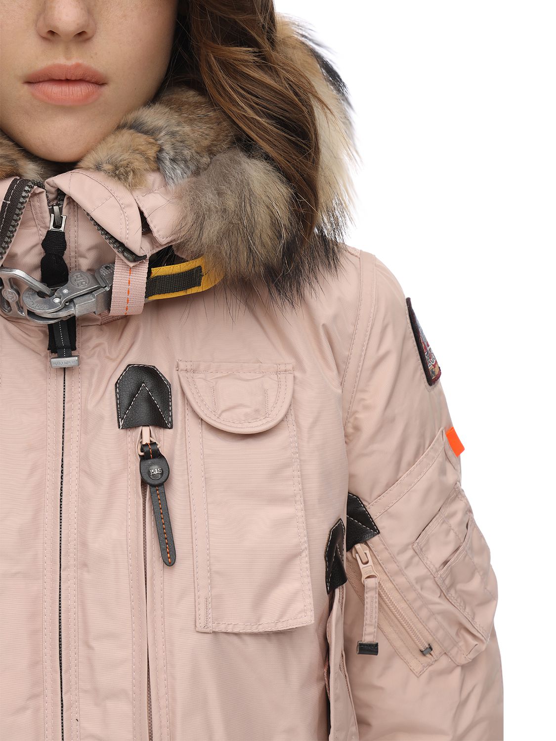 pink parajumper jacket