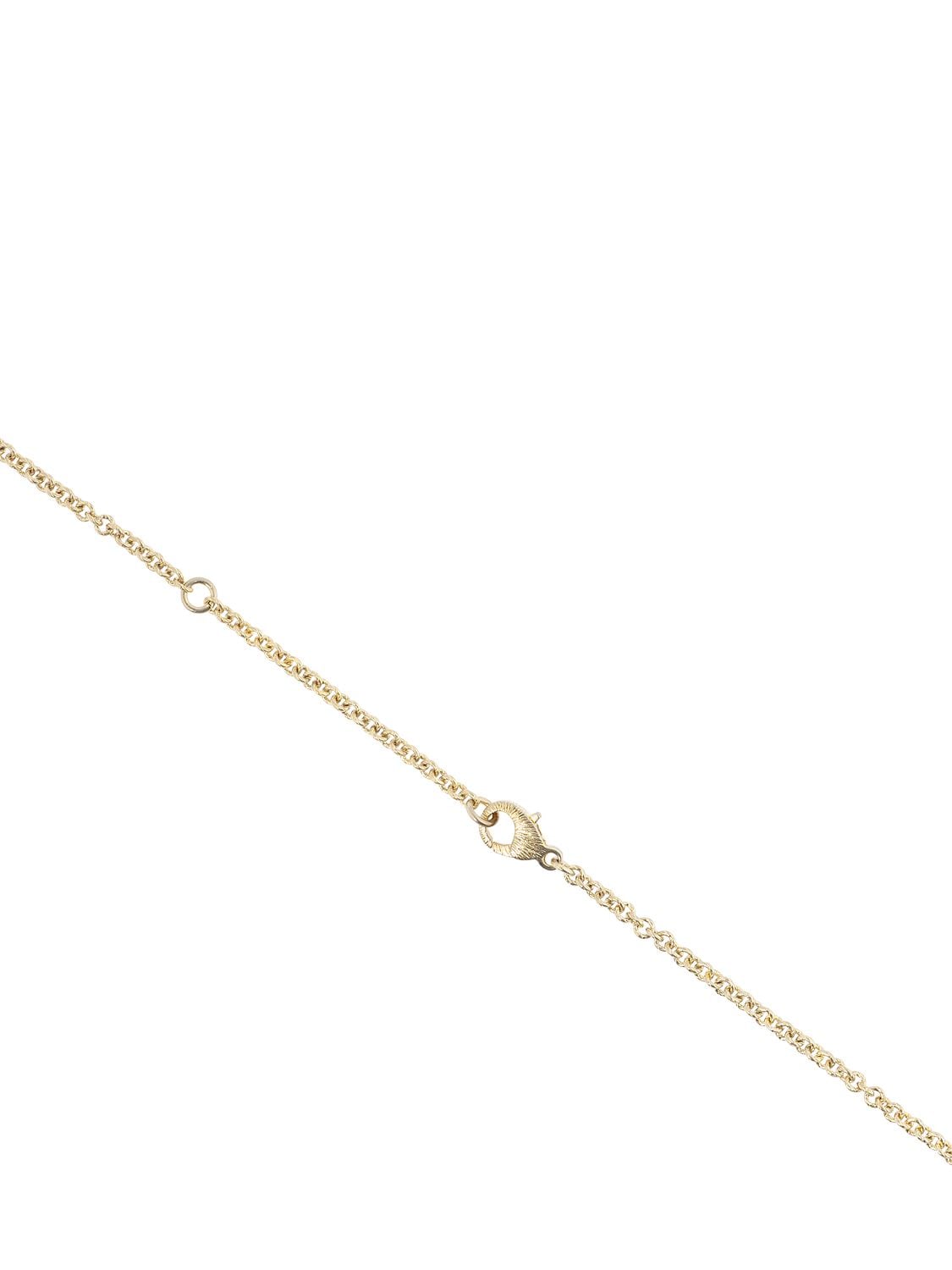 Shop Gucci Gg Imitation Pearl Long Necklace In Crystal,cream