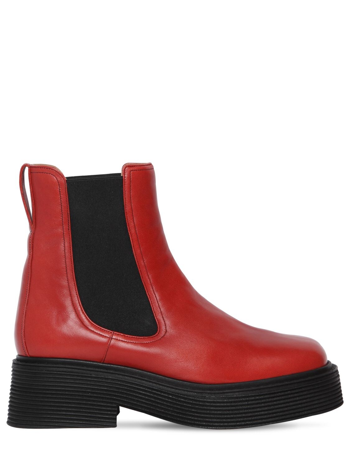 MARNI 40MM MILLERIGHE LEATHER ANKLE BOOTS,70I81K011-MDBSMZK1