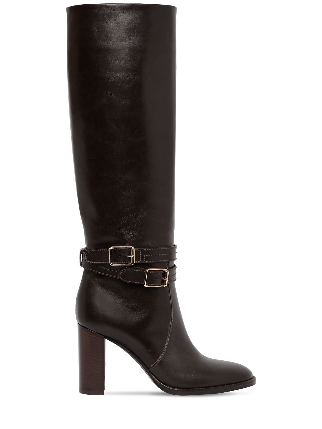 gianvito rossi 85mm leather knee boots