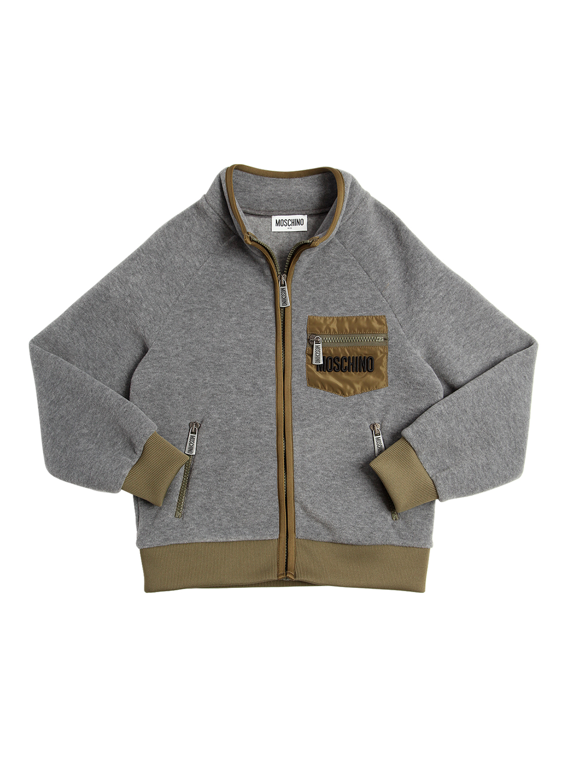 embroidered zip up hoodie