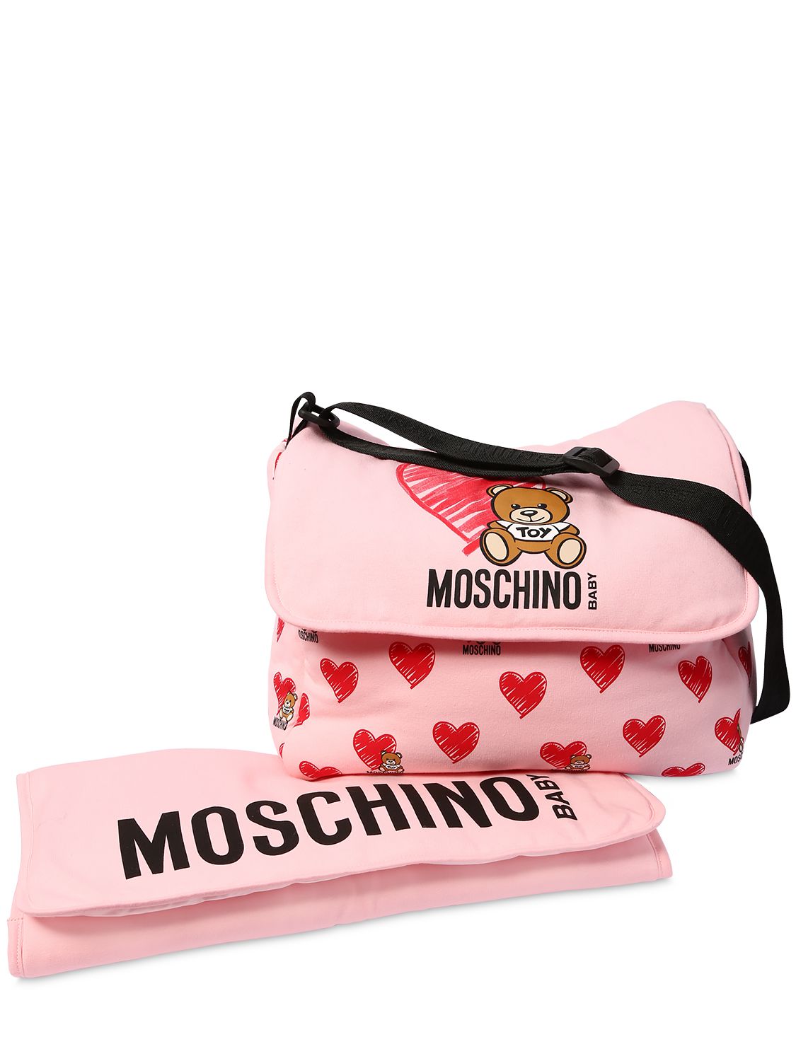 baby pink moschino bag