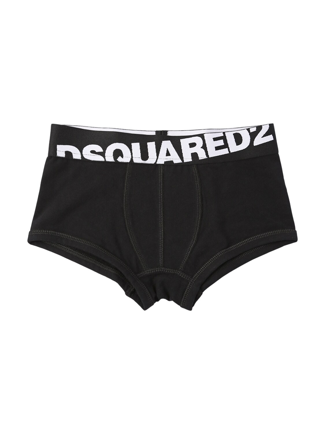 DSQUARED2 LOGO COTTON JERSEY BOXER BRIEFS,70I91V068-RFE5MDA1