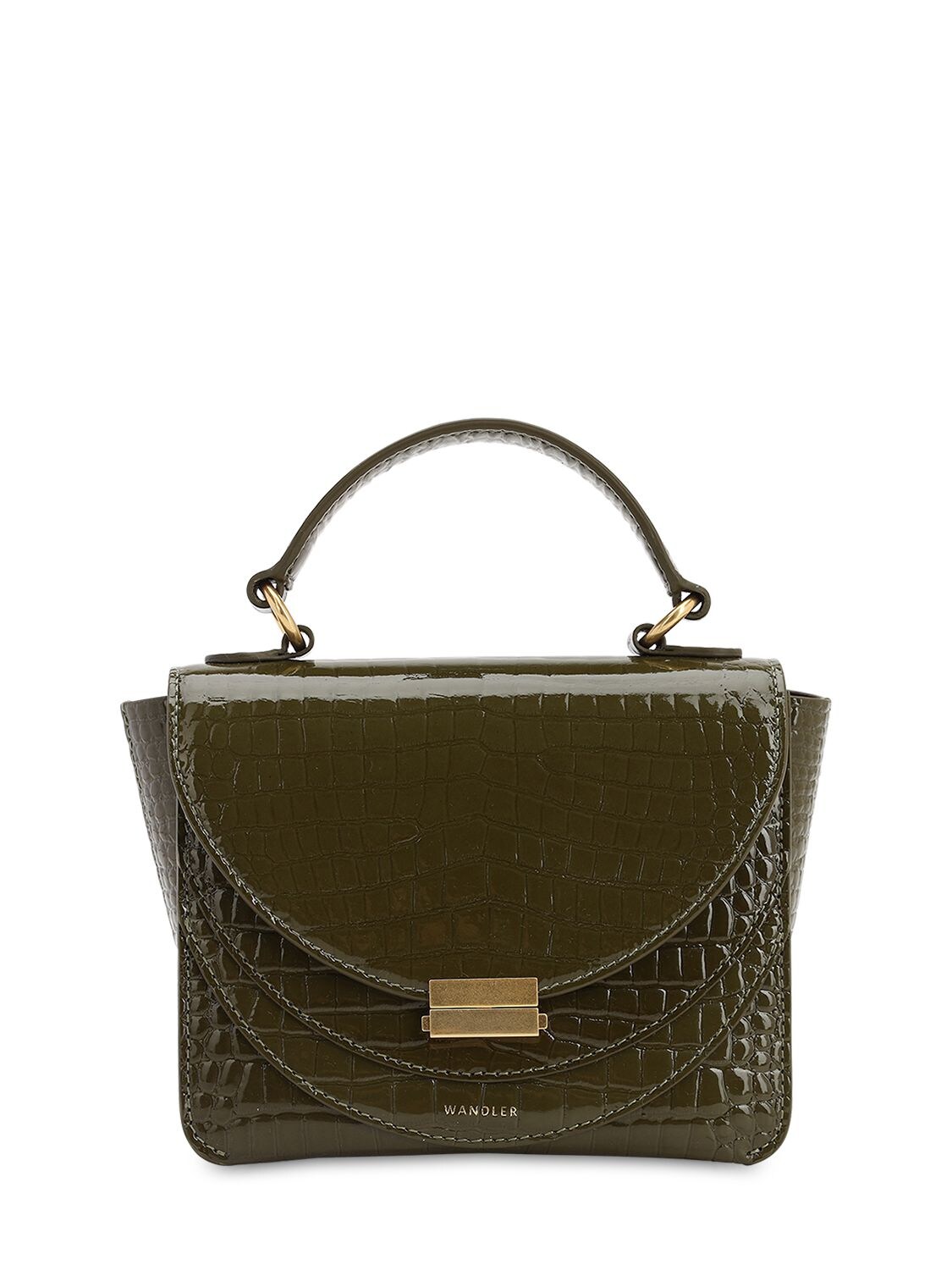 olive leather bag