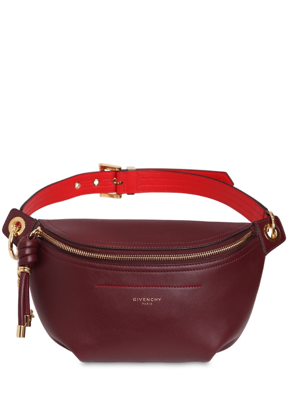 GIVENCHY MEDIUM WHIP SMOOTH LEATHER BELT BAG,70IA5P006-NTQY0