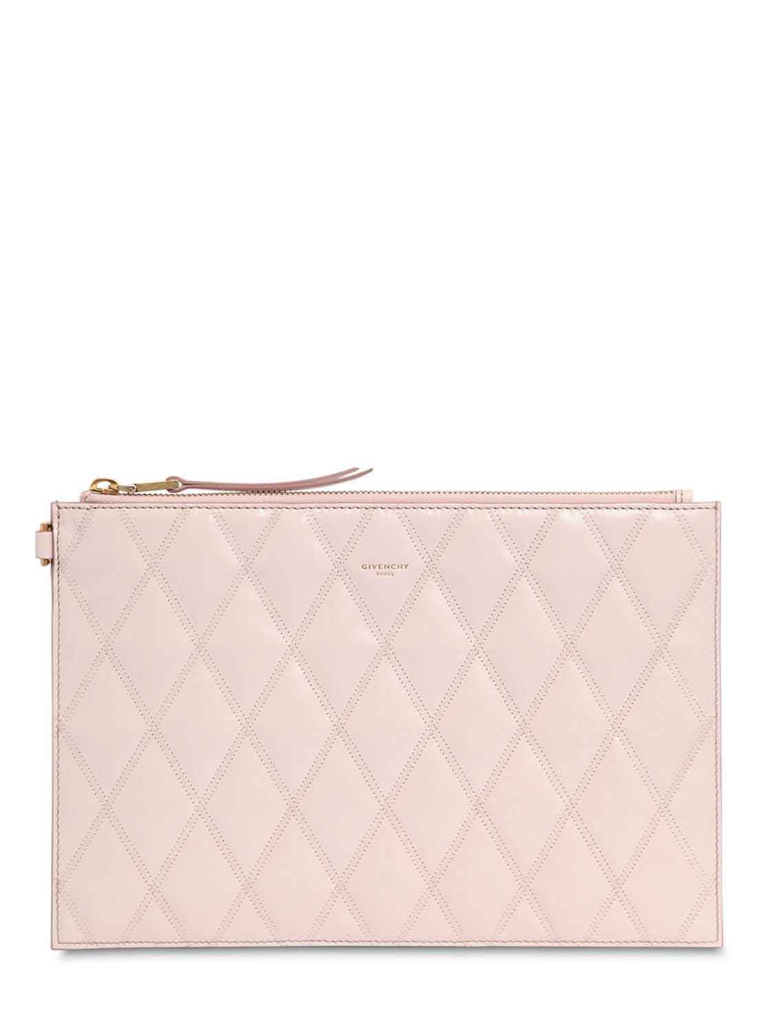 GIVENCHY QUILTED LEATHER POUCH,70IA5P025-NJGW0