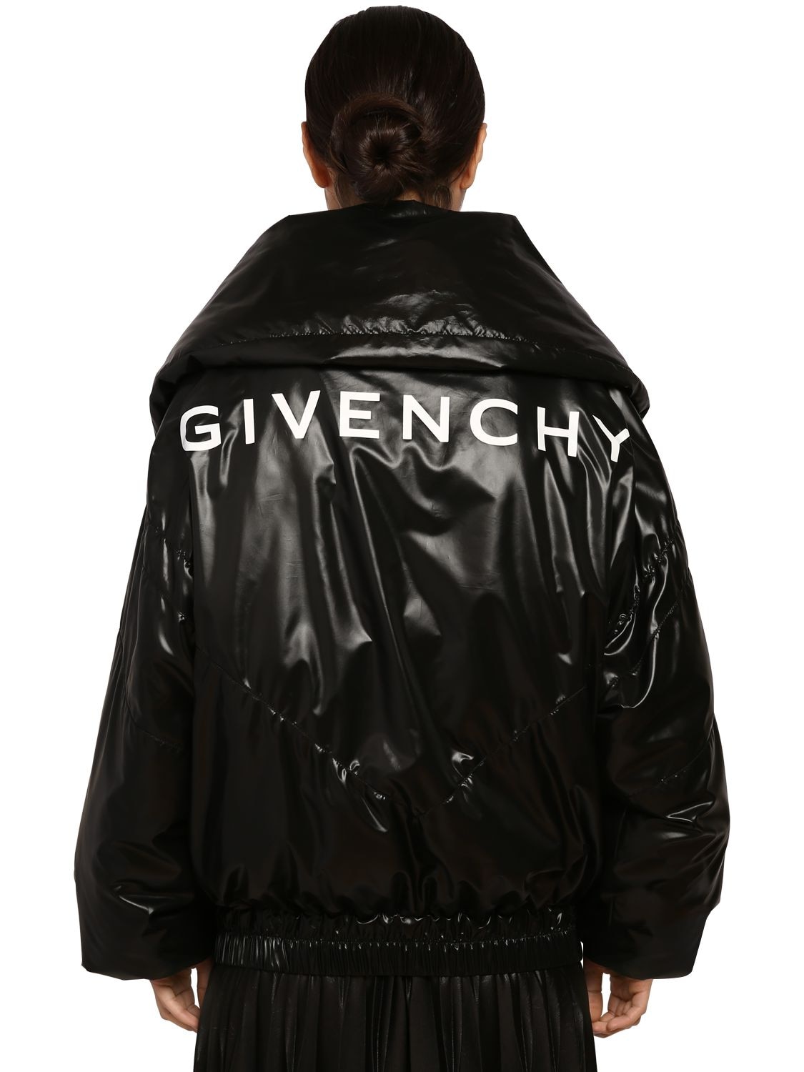 GIVENCHY QUILTED NYLON PUFFER JACKET,70IA7M003-MDAX0