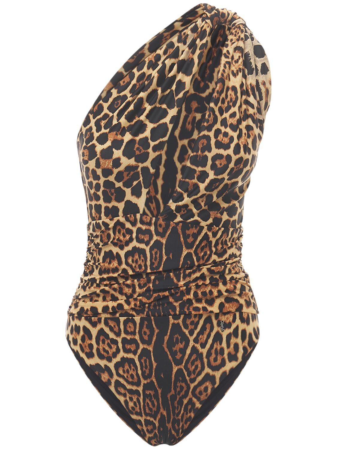 Leopard Print Lycra One Piece Swimsuit