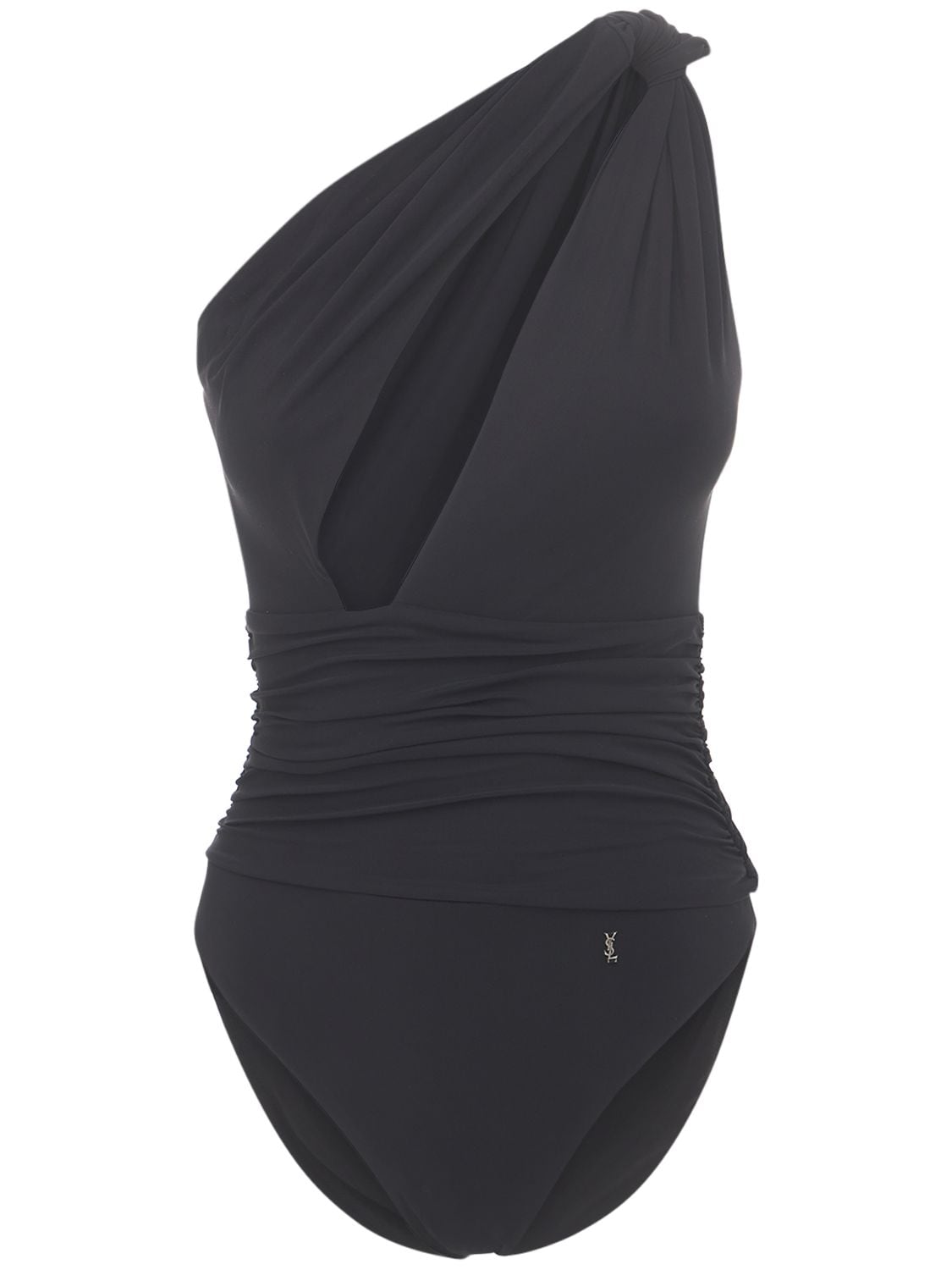 Saint Laurent - Lycra one piece swimsuit - Black | Luisaviaroma