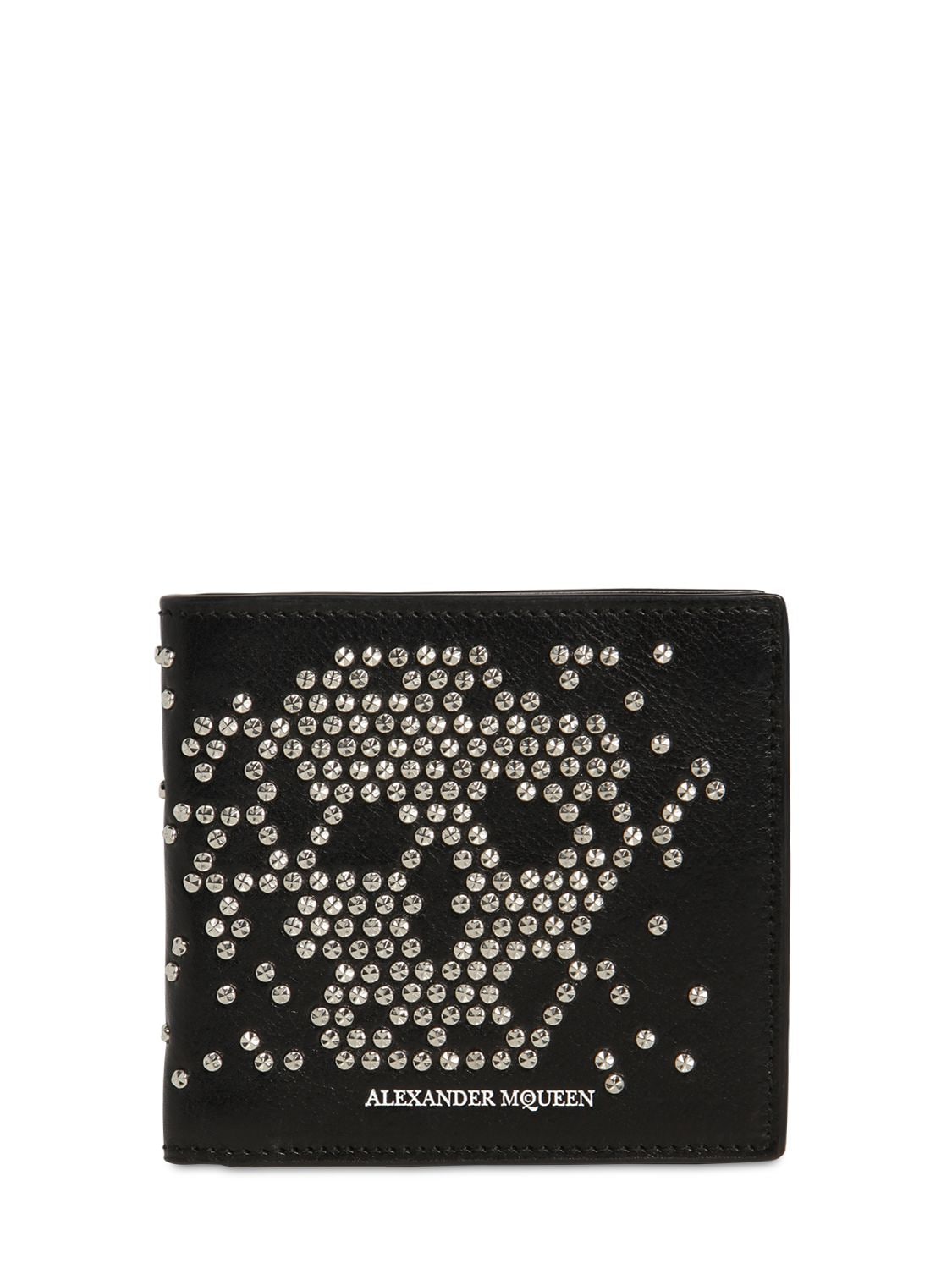 Studded Skull Classic Leather Wallet