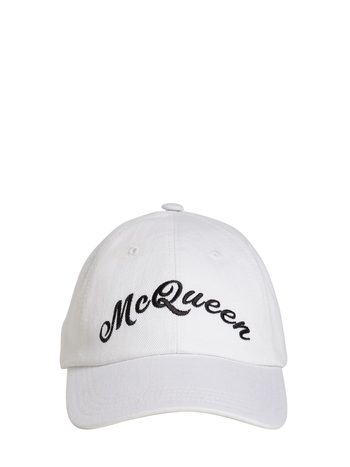 ALEXANDER MCQUEEN “MCQUEEN AMERICAN”纯棉棒球帽,70IA9V018-OTI2MA2