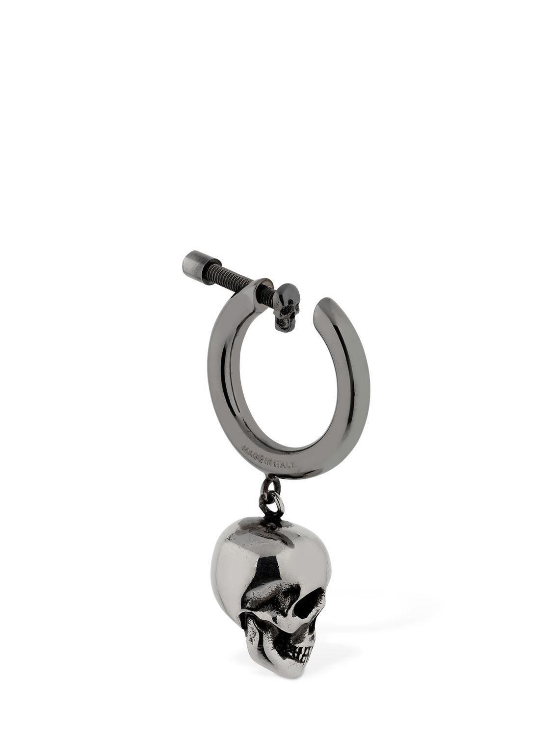 ALEXANDER MCQUEEN 骷髅头圆环单耳环,70IA9V032-MTUYMA2