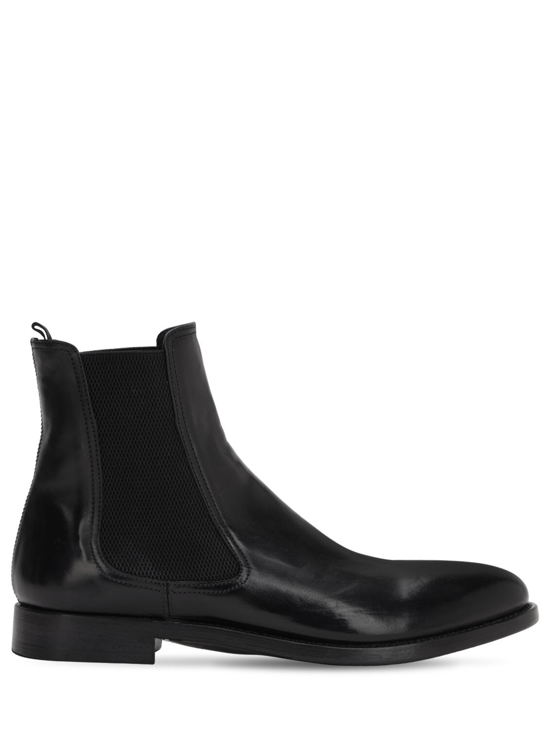 30mm Horse Leather Chelsea Boots