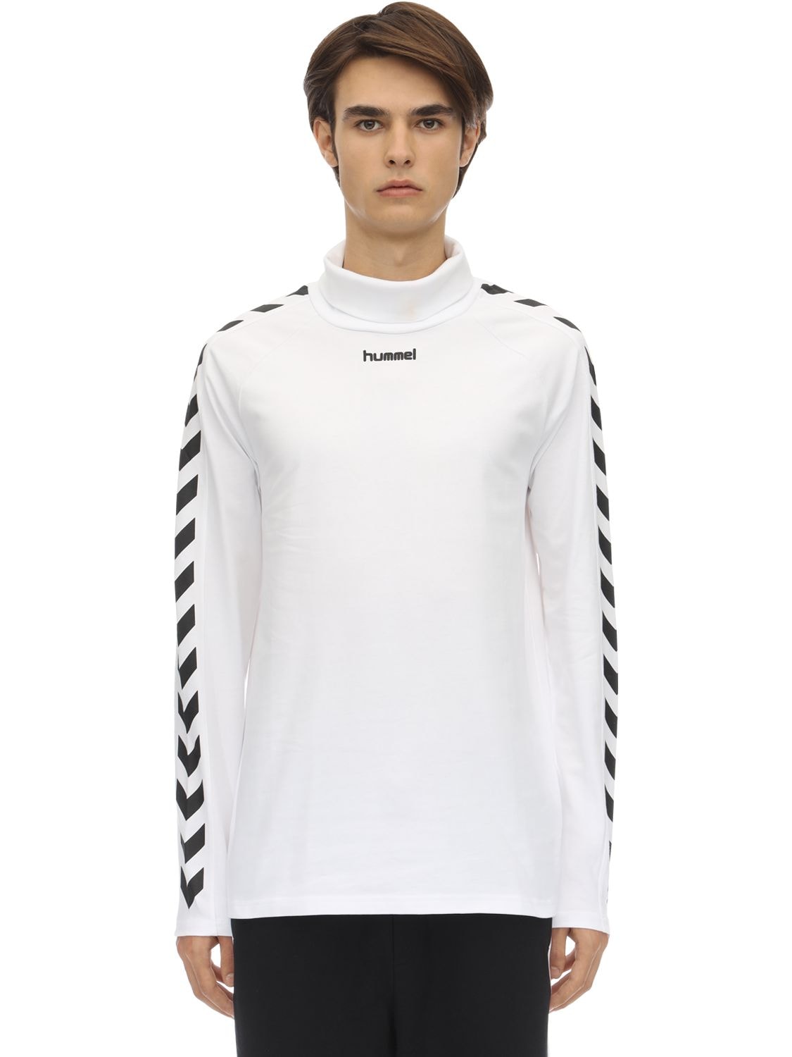 Hummel Cornelius L/s Cotton Jersey T-shirt In White
