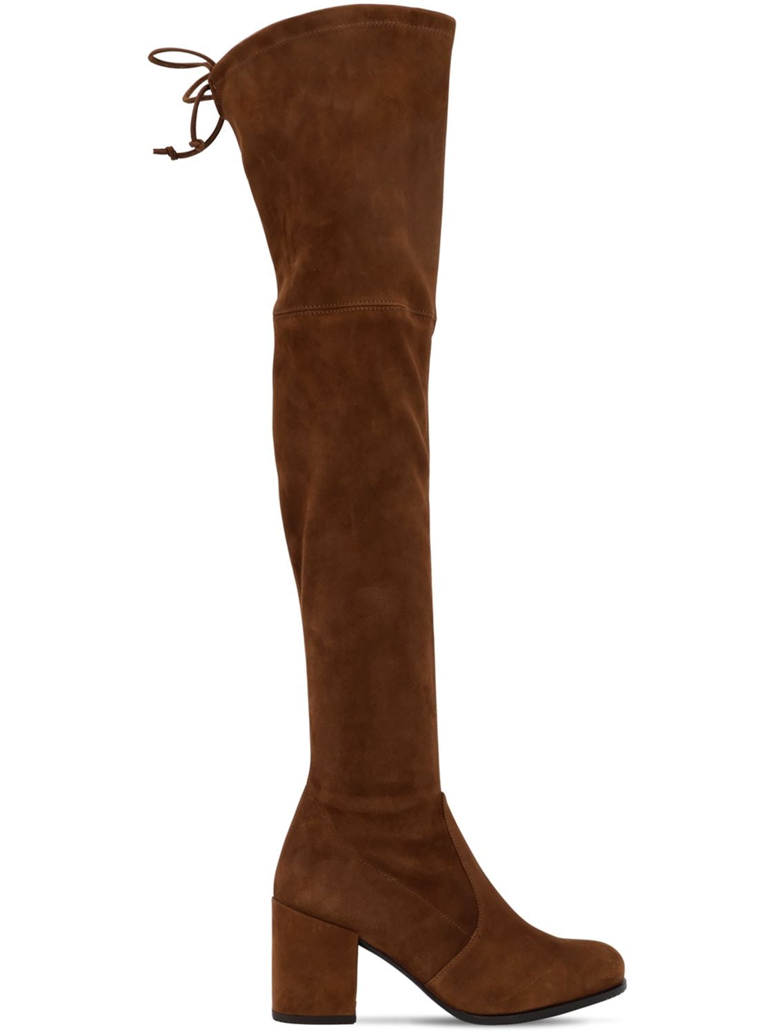 suede thigh boots