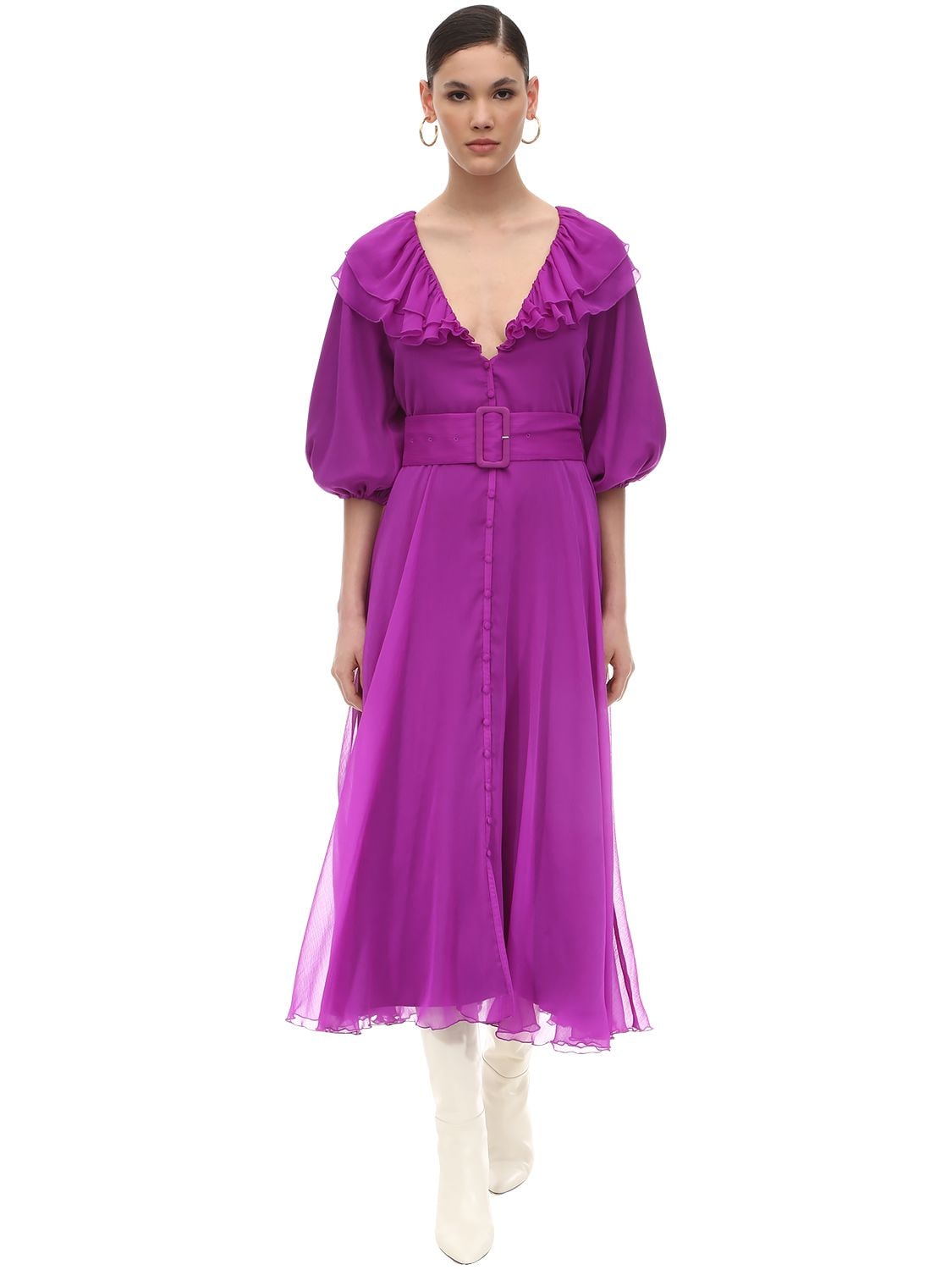 Chiffon Midi Dress by Rotate | Coshio Online Shop