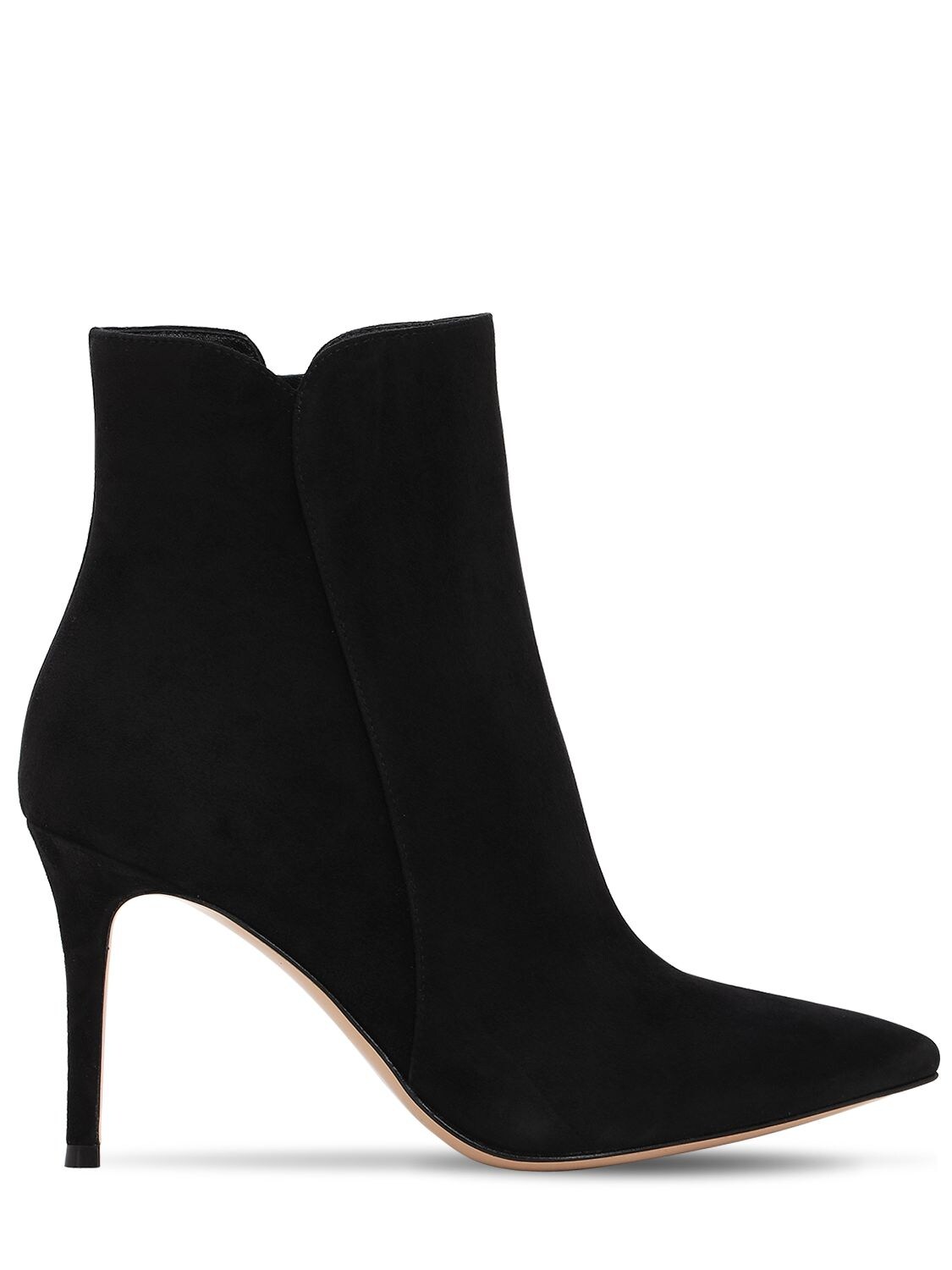 GIANVITO ROSSI 85MM LEVY SUEDE ANKLE BOOTS,70IAI4001-QKXBQ0S1