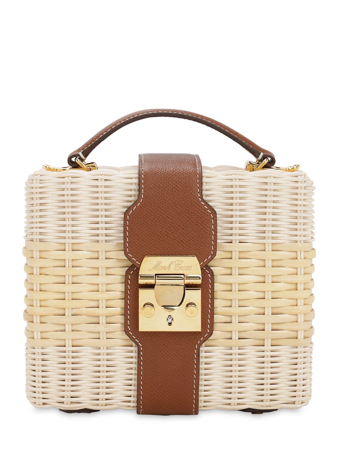 mark cross wicker bag