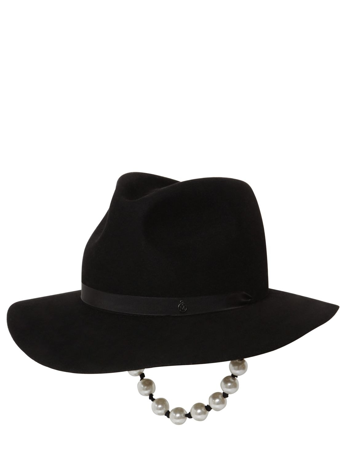 MAISON MICHEL “RICO”珍珠毛毡帽,70IAP1009-QKXBQ0S1