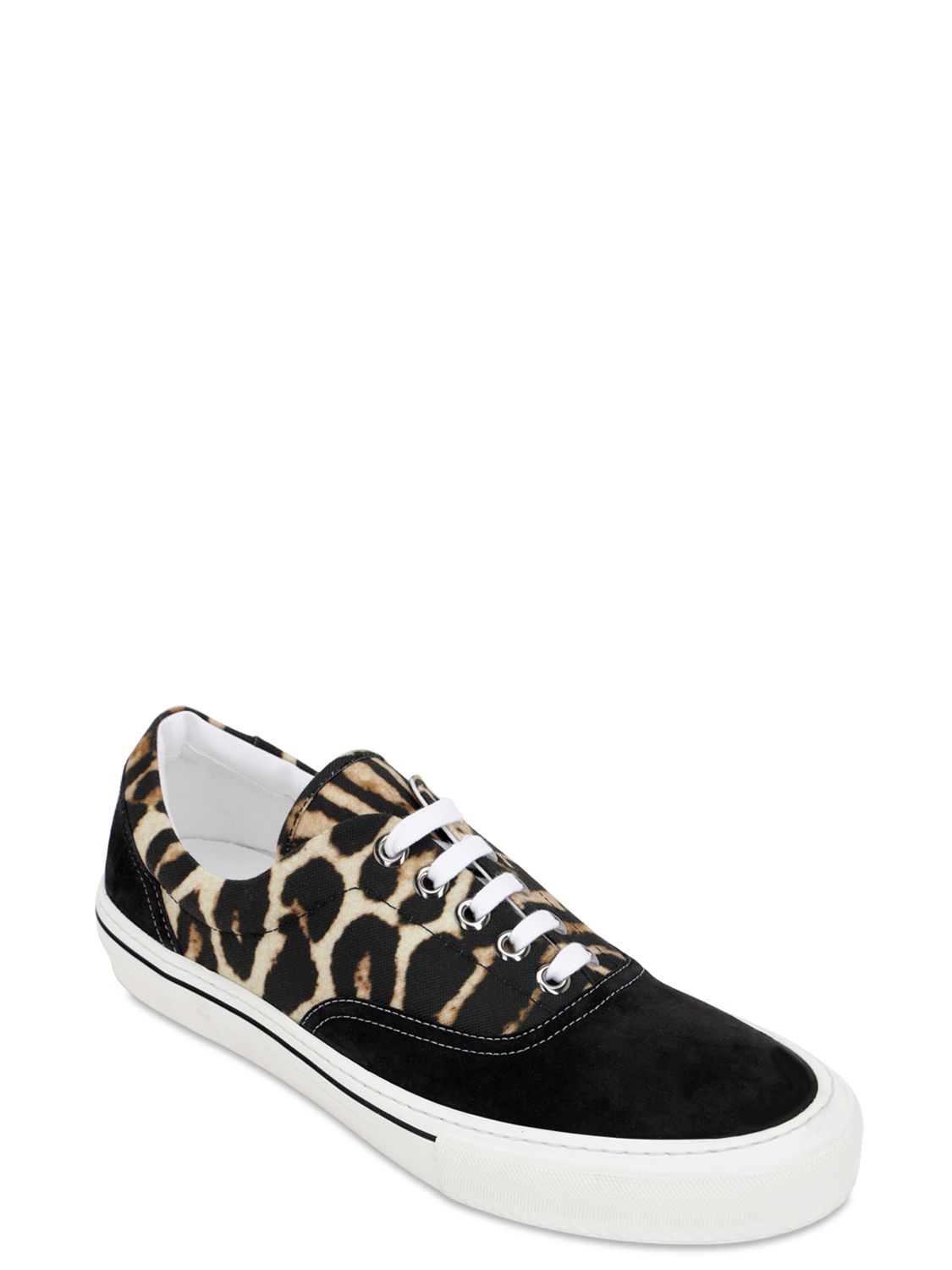leopard burberry sneakers