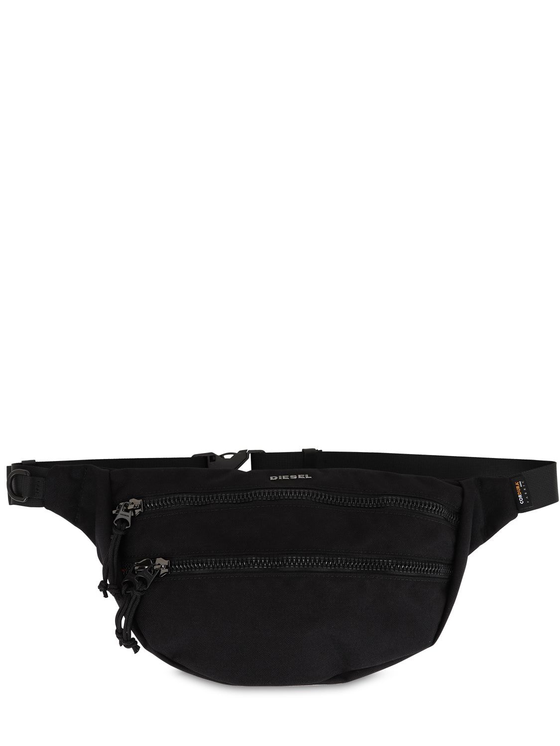 Diesel "urbhanity" Nylon Belt Bag In Black