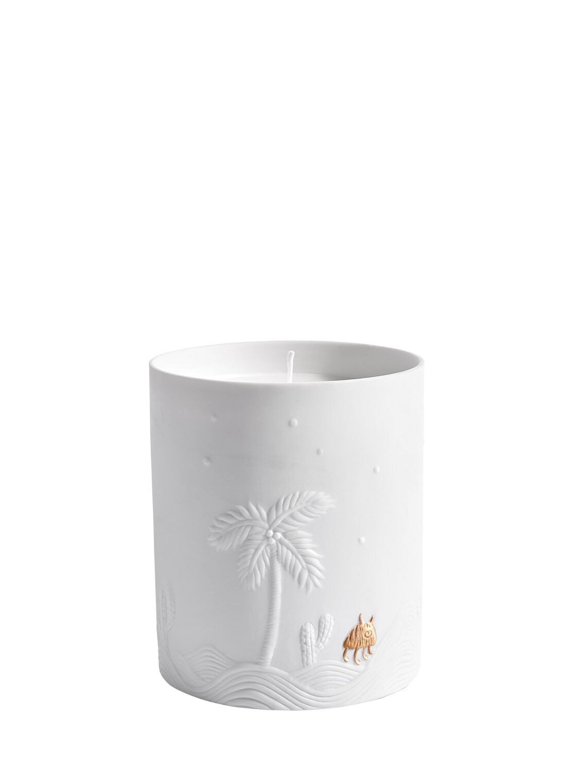 L'objet Haas Mojave Palm Candle In White