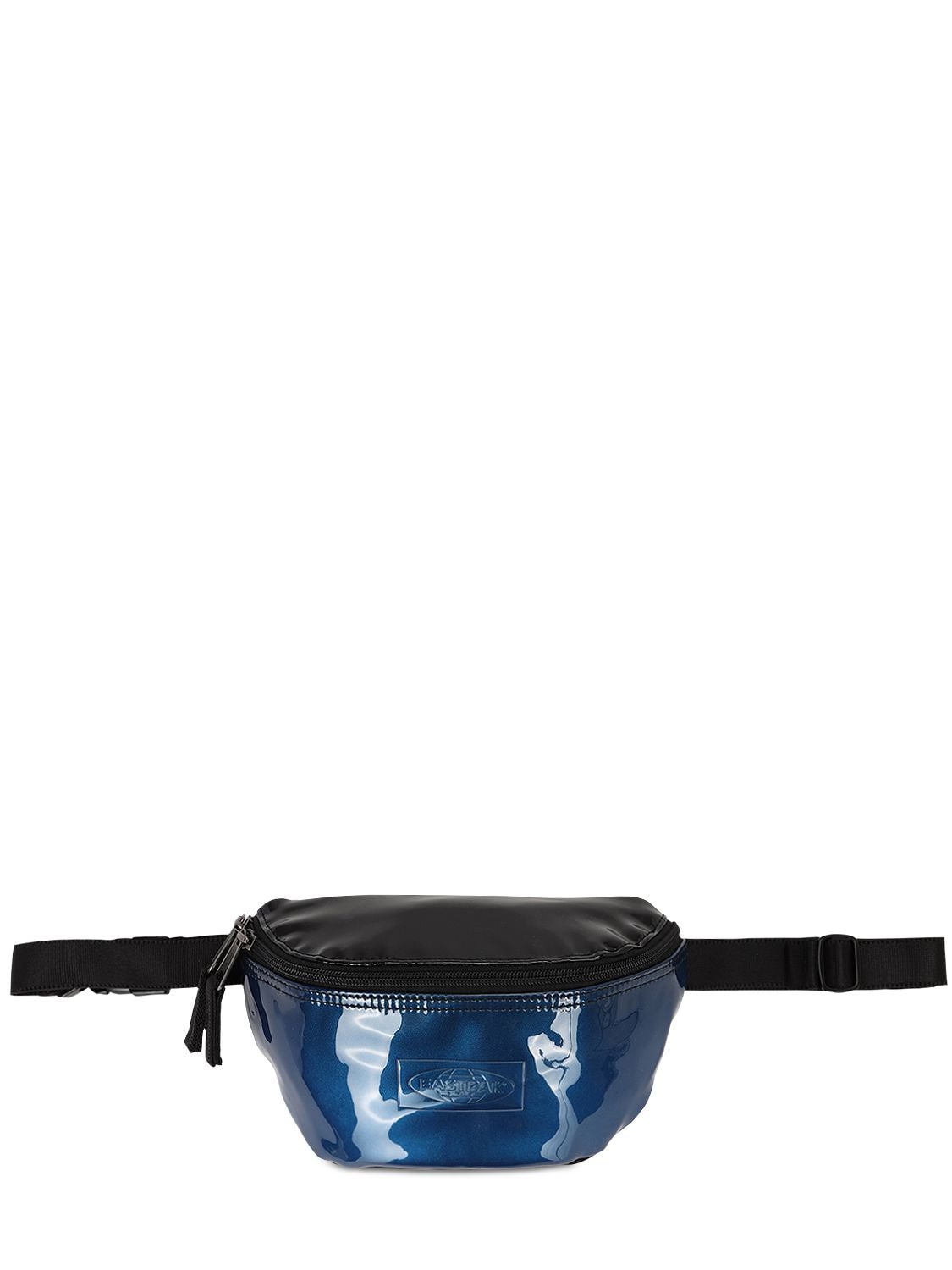 Springer Glossy Belt Bag In Glossy Blue