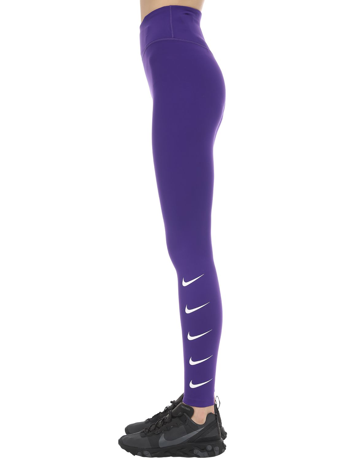 purple nike tights