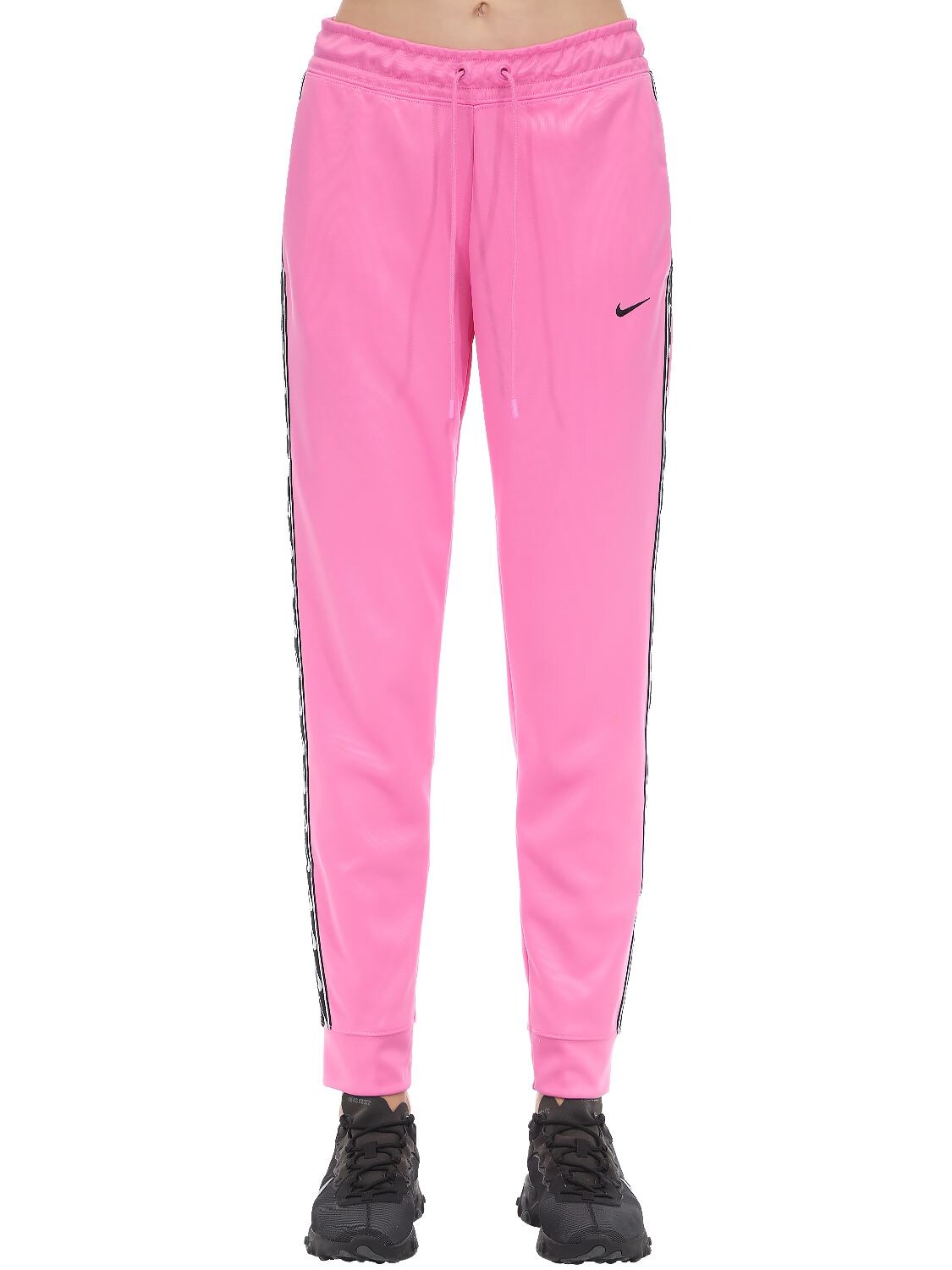 jogger logo tape nike pink
