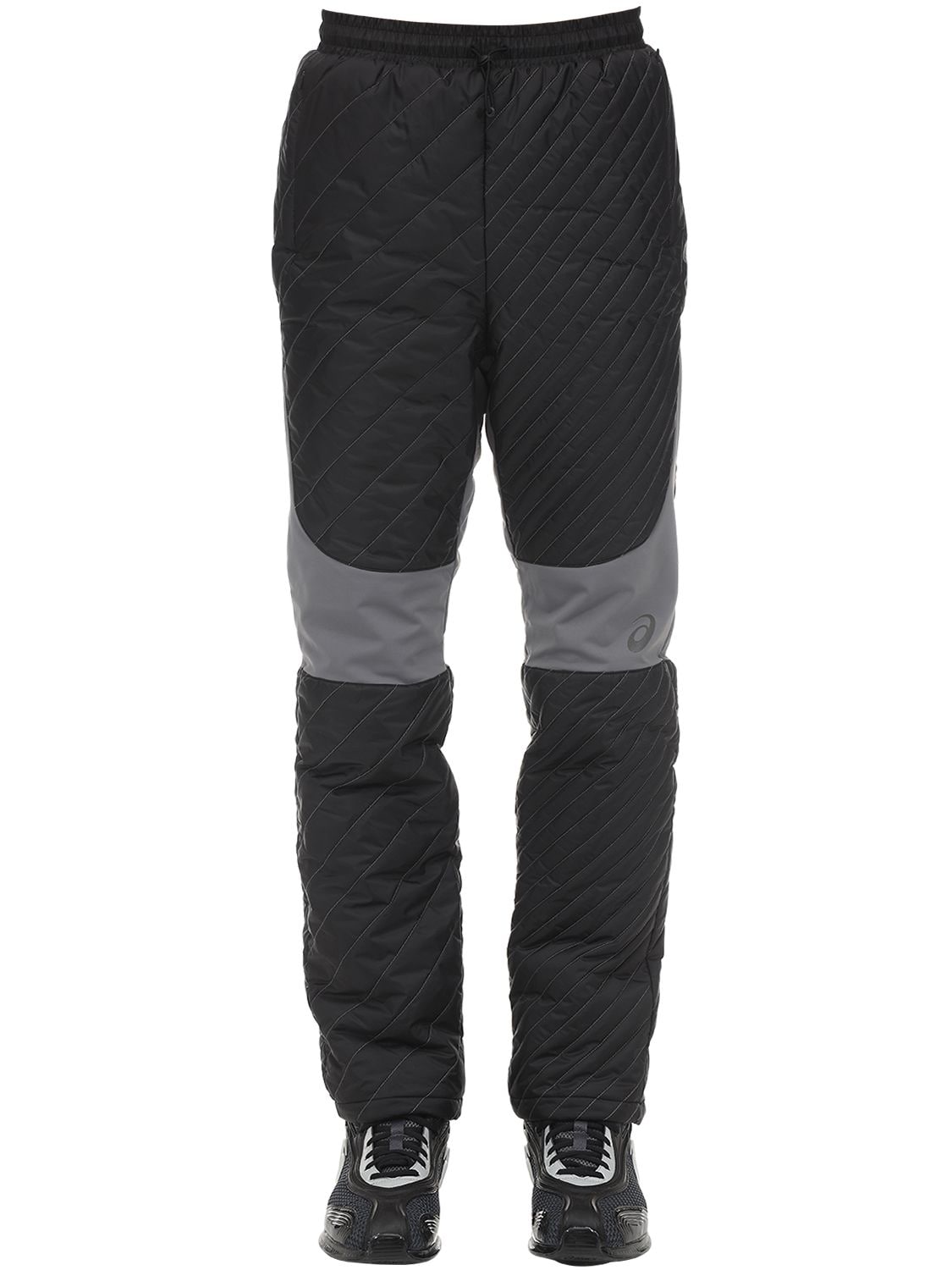 Asics Kiko Kostadinov Quilted Techno Pants In Black