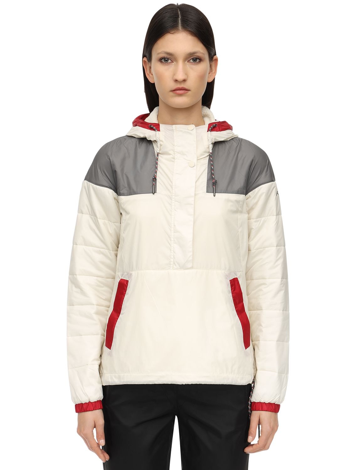 Columbia Lodge Pullover Jacket In Chalk