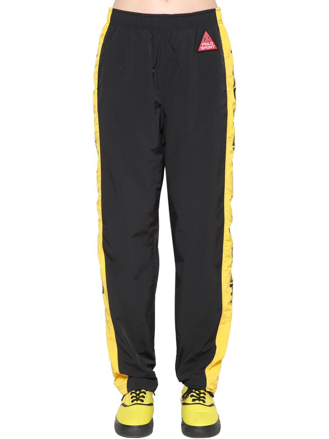 Polo Ralph Lauren Og Nylon Track Pants In Yellow,black | ModeSens