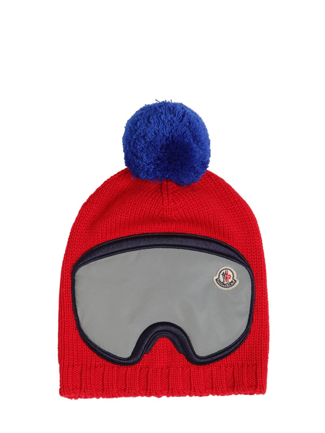 Moncler Unisex Ski Goggles Hat - Big Kid In Red