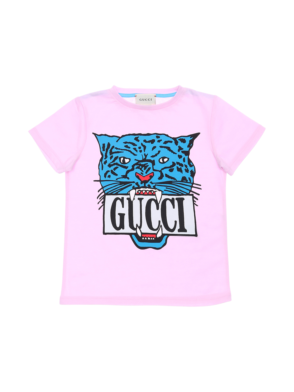 Gucci Kids' Tiger Print Cotton Jersey T 