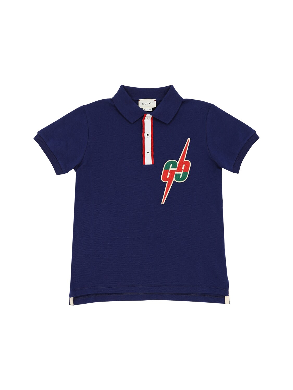 GUCCI EMBROIDERED COTTON PIQUET POLO,70IFH9036-NDY4NA2