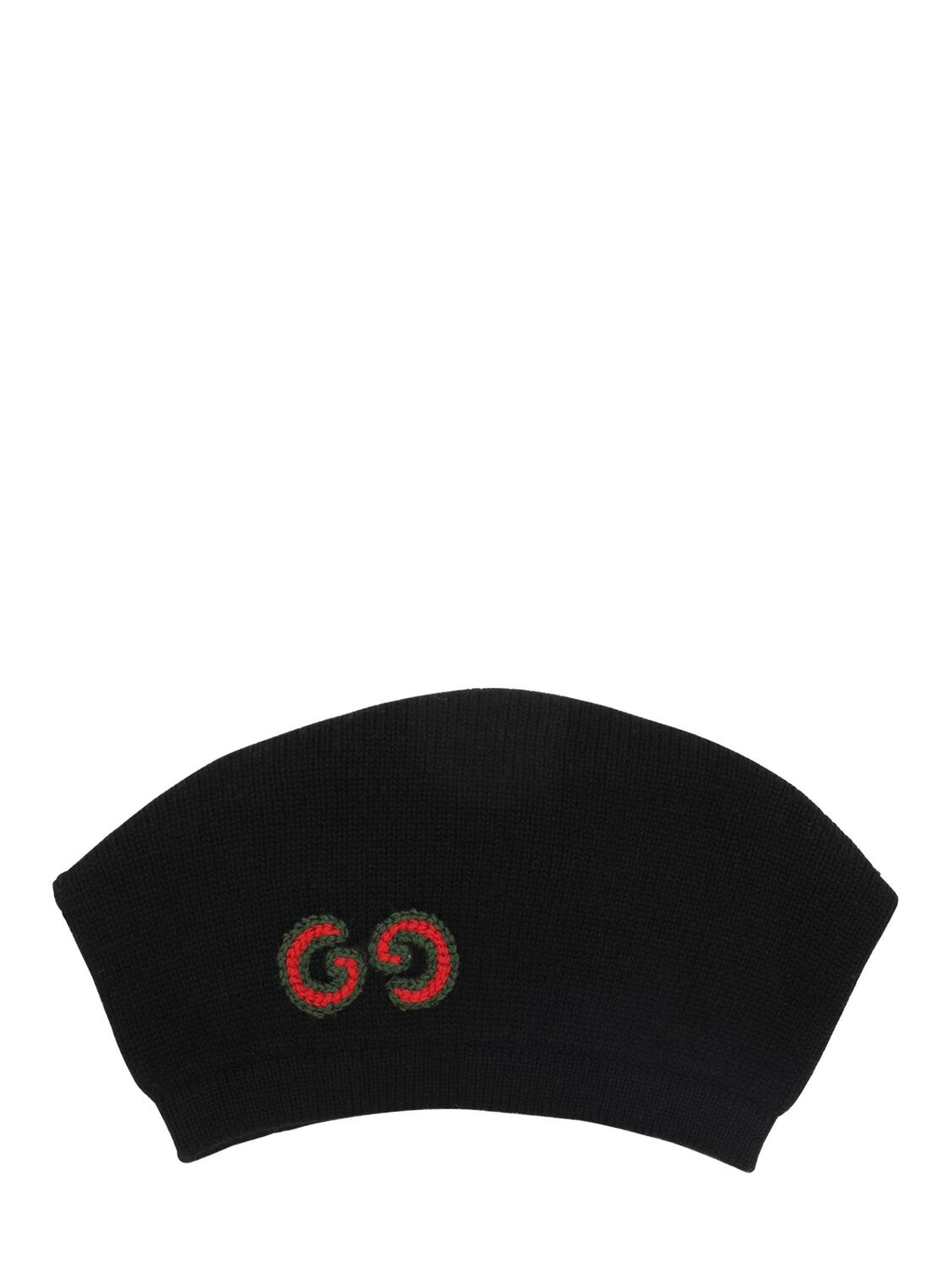 Gucci Kids' Knitted Wool & Cashmere Basco Hat In Black