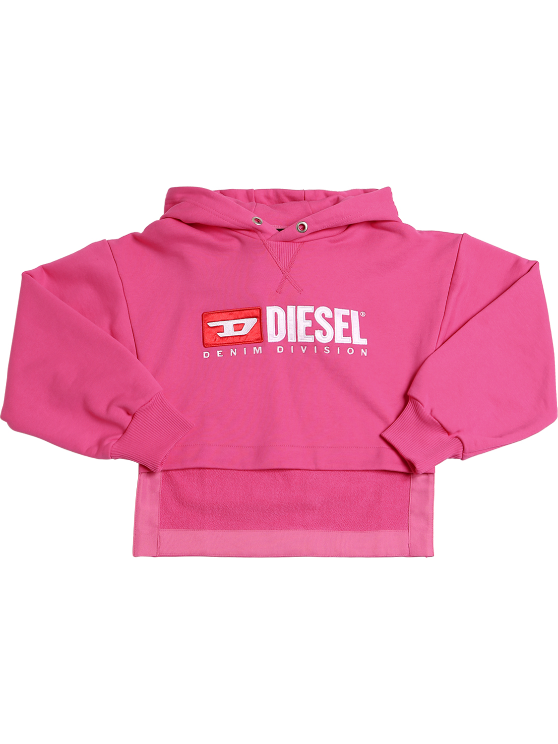 Sweatshirt Aus Baumwolle Mit Logopatch