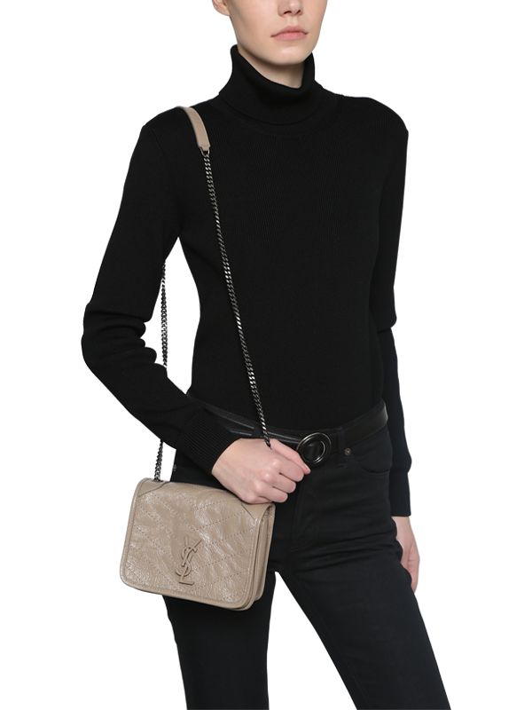 Niki Vintage レザー チェーンウォレットバッグ