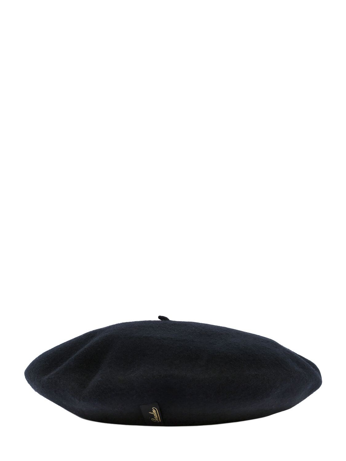 Borsalino Wool Basco Hat In Black